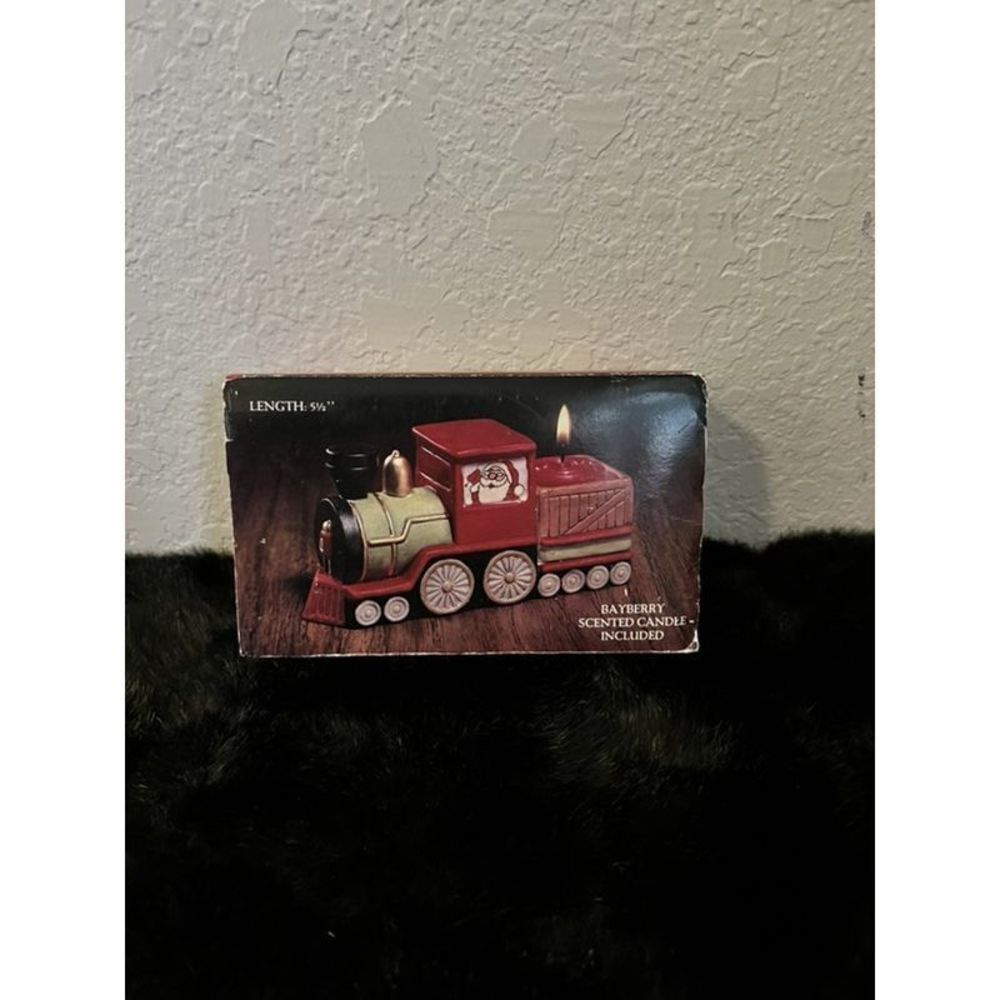 Vintage Jasco Santa's Scentsational Machines Handpainted88 Ceramic Candle Holder